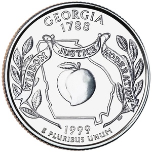 1999 Quarter - S - Georgia - Proof reverse